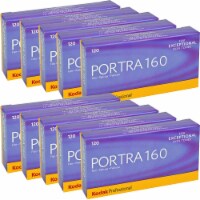 10x Kodak Portra 160 Color Negative Film ISO 160, Size 120, 5-Pack