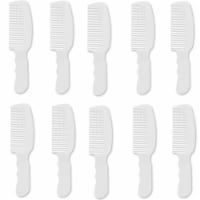 10 Pack Wahl Flat Top Comb White #3329-100