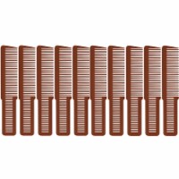 10 Pack Wahl Professional Large Styling 3191-2801 Comb Brown