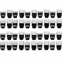 10 Units Wahl Professional Peanut Guides 4 Pcs Guide Set  Black #3166