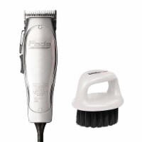 Andis Professional Fade Master Clipper Adjustable Blade Silver + Knuckle Brush