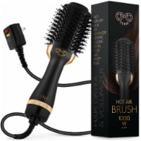 Professional Blowout Hair Dryer Brush, Dryer and Volumizer, 75MM Oval Shape
