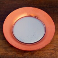 Red Pomegranate 0982-3 Gilt Eclipse Salad Plate, Silver & Rose