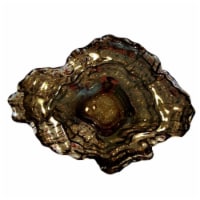 Red Pomegranate 1616-2 Oyster Bowl, Platinum & Silver - Small