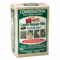Rhino Seed EZ Straw Lawn Repair Mix Sun/Shade Blend Bale w/Tack, 600 Square Feet