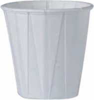 Solo 3.5oz Treated Paper Souffle Cups For Measuring, Medicine, Samples, Jello Shots (100/bg)