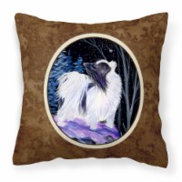 Carolines Treasures SS8383PW1414 Starry Night Papillon Fabric Decorative Pillow