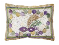 Carolines Treasures  8059PW1216 Mardi Gras Beads Canvas Fabric Decorative Pillow