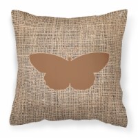Carolines Treasures BB1041-BL-BN-PW1414 Butterfly Burlap and Brown BB1041 Fabri