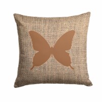 Carolines Treasures BB1046-BL-BN-PW1414 Butterfly Burlap and Brown BB1046 Fabri