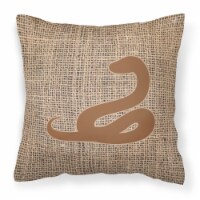 Carolines Treasures BB1124-BL-BN-PW1414 Snake Burlap and Brown BB1124 Fabric De