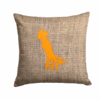 Carolines Treasures BB1096-BL-OR-PW1414 Squid Burlap and Orange BB1096 Fabric D