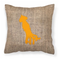 Carolines Treasures BB1096-BL-OR-PW1818 Squid Burlap and Orange BB1096 Fabric D