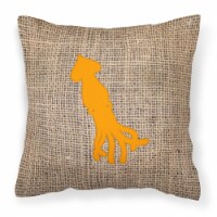 Carolines Treasures BB1096-BL-OR-PW1818 Squid Burlap and Orange BB1096 Fabric D