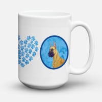 Carolines Treasures  LH9355BU-CM15 Blue Great Dane Coffee Mug 15 oz