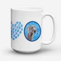 Carolines Treasures LH9386BU-CM15 Blue Weimaraner Coffee Mug 15 oz