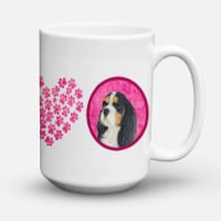 Carolines Treasures LH9369PK-CM15 Pink Cavalier Spaniel Coffee Mug 15 oz