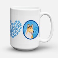Carolines Treasures SS4746-BU-CM15 Blue Smooth Collie Coffee Mug 15 oz