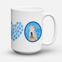 Carolines Treasures SS4769-BU-CM15 Blue Soft Coated Wheaten Terrier Coffee Mug