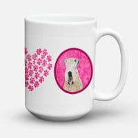 Carolines Treasures SS4769-PK-CM15 Pink Soft Coated Wheaten Terrier Coffee Mug