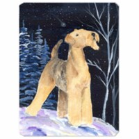 Carolines Treasures  Starry Night Airedale Mouse Pad