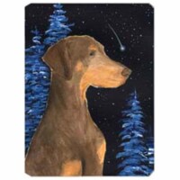 Carolines Treasures  Starry Night Doberman Mouse Pad