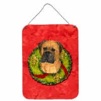 Carolines Treasures  SS4204DS1216 Bullmastiff Cristmas Wreath Wall or Door Hangi