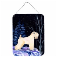 Starry Night Wheaten Terrier Soft Coated Wall or Door Hanging Prints