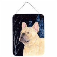 Carolines Treasures SS8441DS1216 Starry Night French Bulldog Wall or Door Hangi