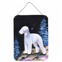Carolines Treasures  SS8455DS1216 Starry Night Bedlington Terrier Wall or Door H