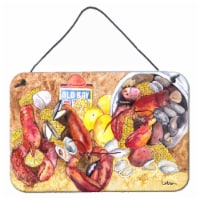 Carolines Treasures 8719DS812 Lobster with Old Bay Wall or Door Hanging Prints