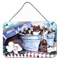 Carolines Treasures  1003DS812 Barq's and old washtub Wall or Door Hanging Print