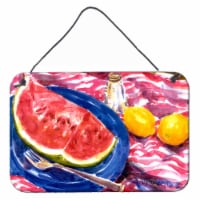 Carolines Treasures  6028DS812 Watermelon Wall or Door Hanging Prints