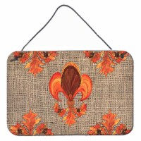 Thanksgiving Turkey Fleur de lis Wall or Door Hanging Prints