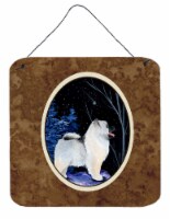 Carolines Treasures  SS8380DS66 Starry Night Keeshond Wall or Door Hanging Print