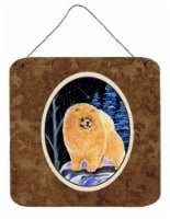 Carolines Treasures SS8396DS66 Starry Night Pomeranian Wall or Door Hanging Pri
