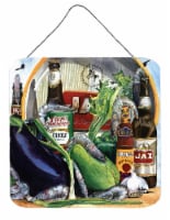 Carolines Treasures 1007DS66 Eggplant and New Orleans Beers Wall or Door Hangi