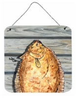 Carolines Treasures  8495DS66 Fish Flounder Wall or Door Hanging Prints