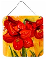 Carolines Treasures 6067DS66 Flower - Amaryllis Wall or Door Hanging Prints