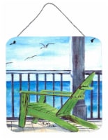 Carolines Treasures  8085-2DS66 Adirondack Chairs Wall or Door Hanging Prints