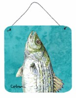 Carolines Treasures  8720DS66 Striped Bass Fish Wall or Door Hanging Prints