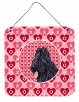 Carolines Treasures  SS4489DS66 Briard Hearts and Love Wall or Door Hanging Prin