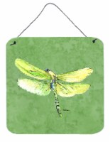 Carolines Treasures 8864DS66 Dragonfly on Avacado Wall or Door Hanging Prints