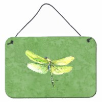 Carolines Treasures  8864DS812 Dragonfly on Avacado Wall or Door Hanging Prints