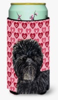 Affenpinscher Hearts Love and Valentine's Day Portrait Tall Boy Hugger
