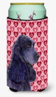 Black Cocker Spaniel Hearts Love Valentine's Day Tall Boy Hugger