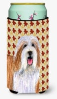 Carolines Treasures  LH9105TBC Bearded Collie Fall Leaves Portrait Tall Boy Hugg