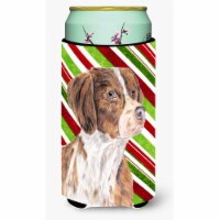 Brittany Candy Cane Christmas Koozie, Tall,