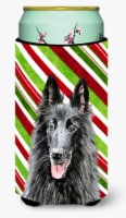 Belgian Sheepdog Candy Cane Holiday Christmas Tall Boy Hugger