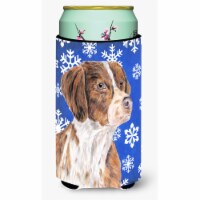 Brittany Winter Snowflakes Koozie, Tall,
